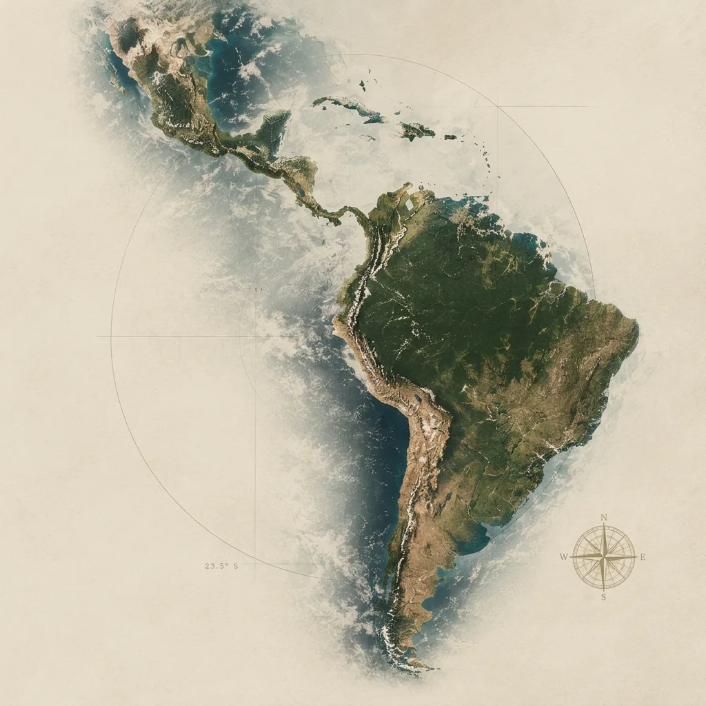 Mapa interactivo de América Latina y el Caribe